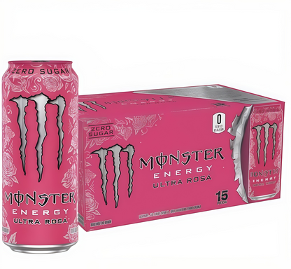 Maximize Focus, Zero Sugar! Monster Zero Ultra - 15 Cans of Low-Calorie Energy with B-Vitamins.