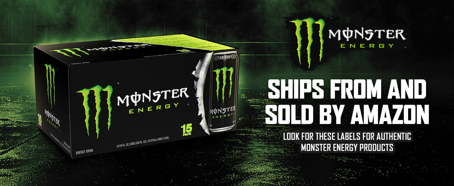 Maximize Focus, Zero Sugar! Monster Zero Ultra - 15 Cans of Low-Calorie Energy with B-Vitamins.