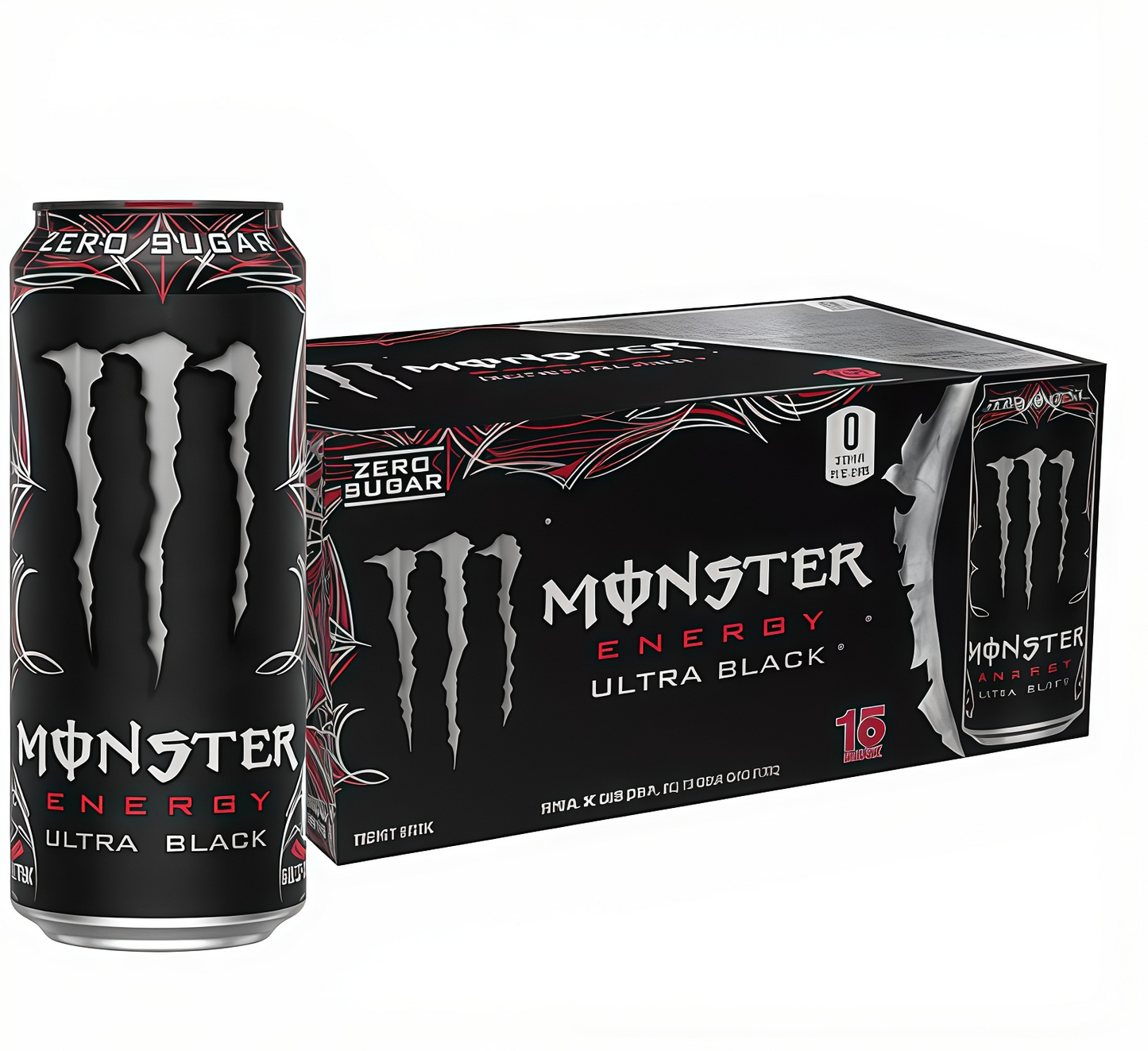 Maximize Focus, Zero Sugar! Monster Zero Ultra - 15 Cans of Low-Calorie Energy with B-Vitamins.