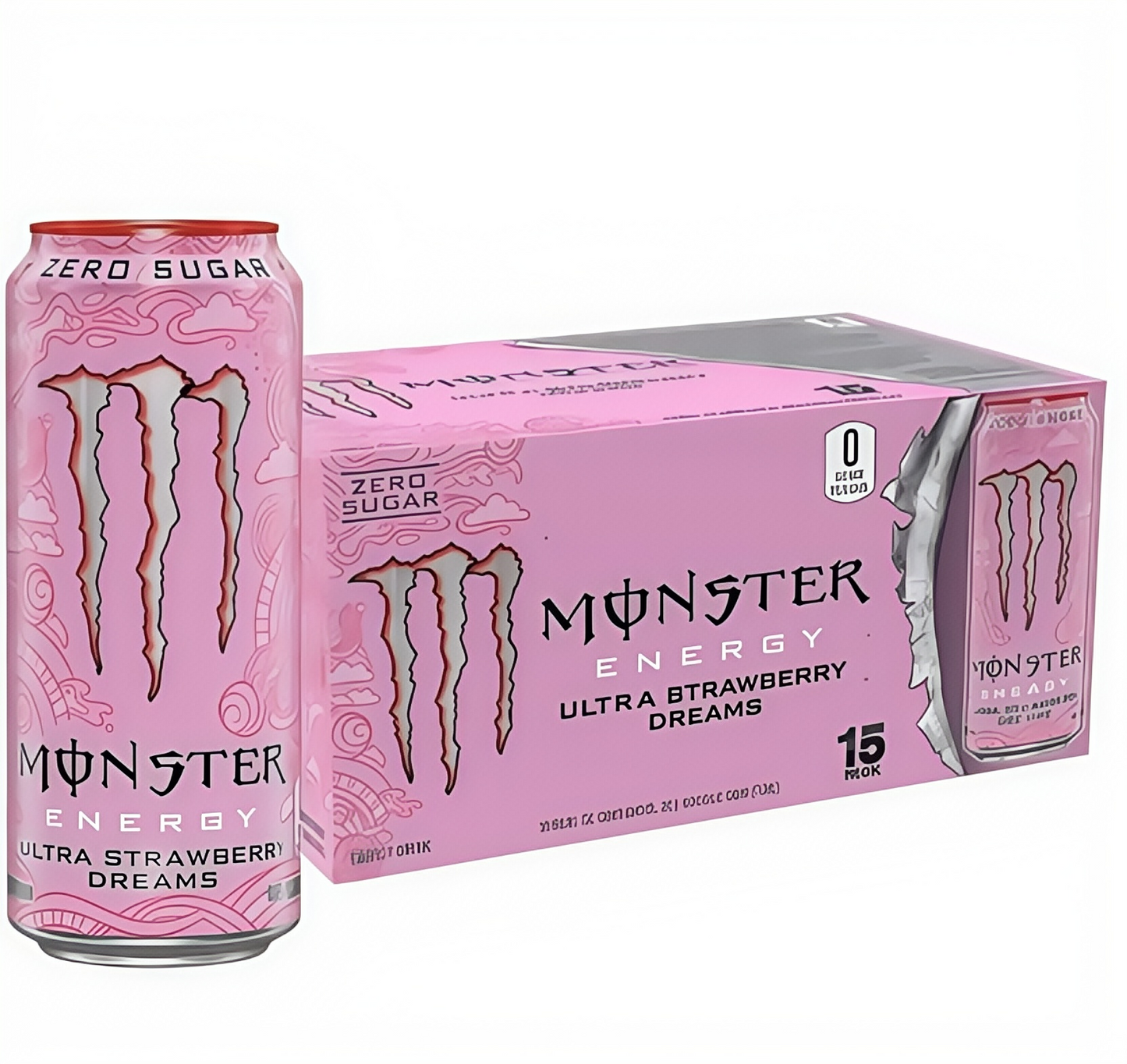 Maximize Focus, Zero Sugar! Monster Zero Ultra - 15 Cans of Low-Calorie Energy with B-Vitamins.