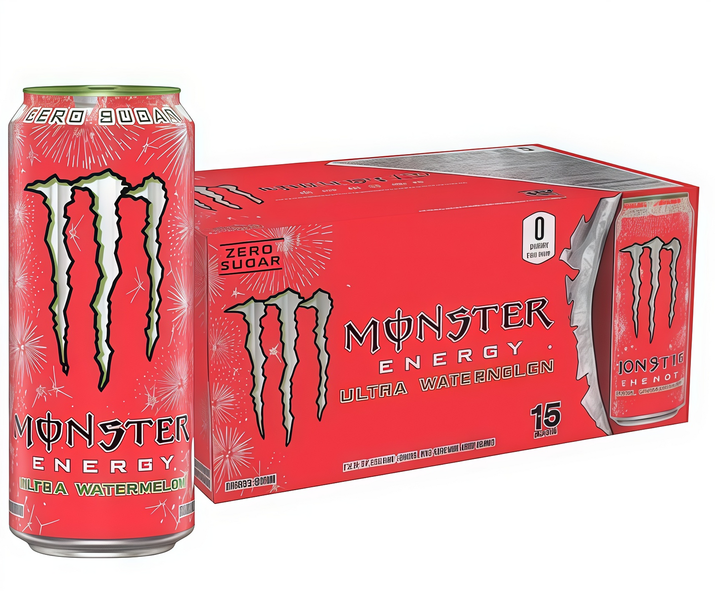 Maximize Focus, Zero Sugar! Monster Zero Ultra - 15 Cans of Low-Calorie Energy with B-Vitamins.